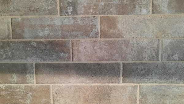 Riemchen Brick grau 7 x 27,8 cm, 1. Sorte RESTPOSTEN
