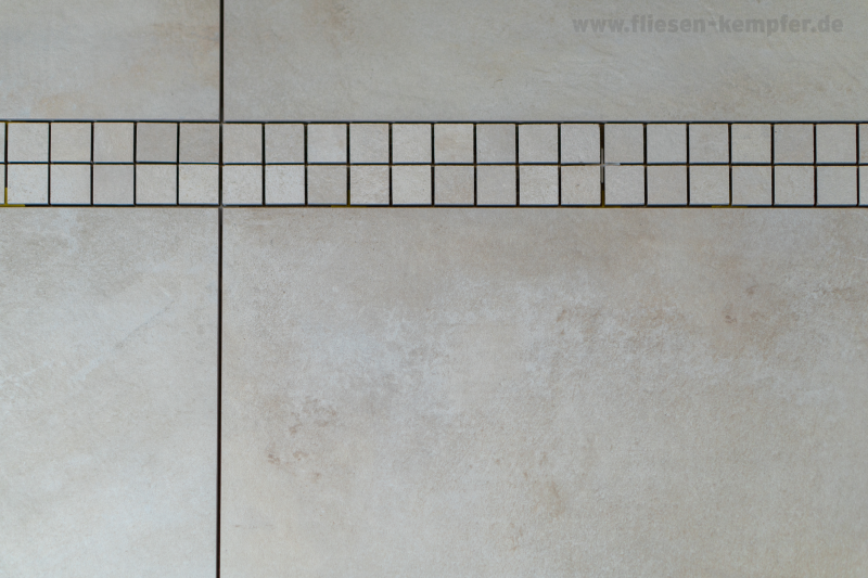 Bodenfliese Plan kalk 60 x 60 cm, Feinsteinzeug für Boden + Wand in Betonoptik